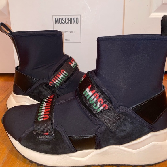 moschino couture sneakers